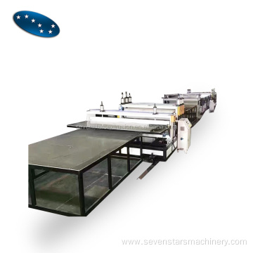 Plastic PP Sheet Extrusion Hollow Sheet Making Line